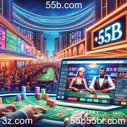 Experiência Imersiva com Jogos Ao Vivo no 55b.com